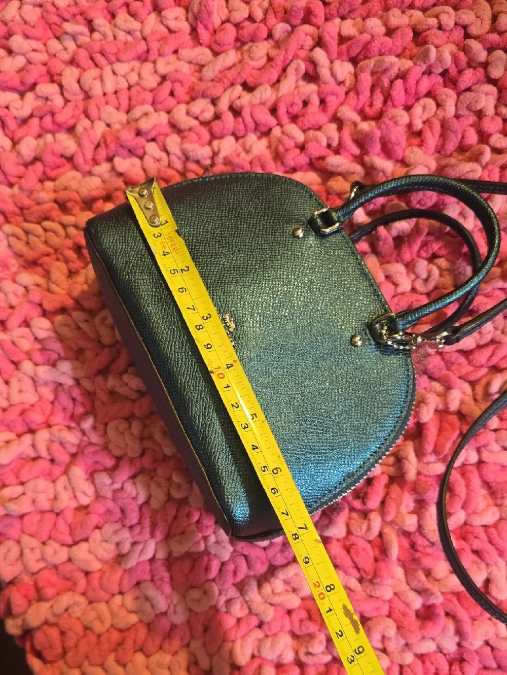 Coach Metallic Blue Miniture Bag